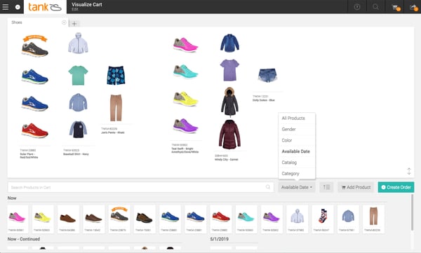 Envoy B2B delivers a powerful but simple-to-use Merchandising tool for visualizing smarter buys.